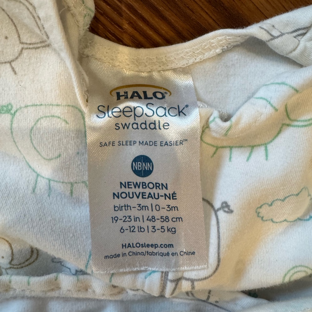 Halo SleepSack Swaddle - Elephant - Picture 3 of 3